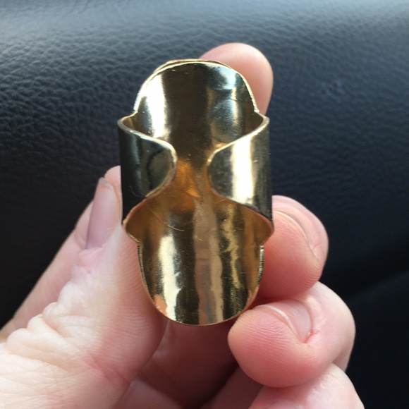 Love Tatum 24k gold adjustable ring w/ Labradorite - Picture 4 of 4